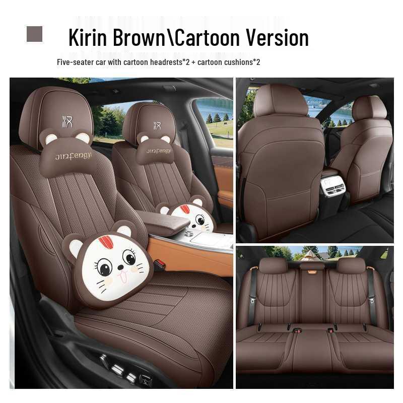 All-Season Leather Seat Covers for BYD Han L 2025 Model - Universal Fit
