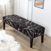 Чехол для скамейки с цветочным принтом, эластичные чехлы на табуреты для пианино, прямоугольная гостиничная кровать, длинный чехол на табурет, защитный чехол для скамейки, чехол для столовой