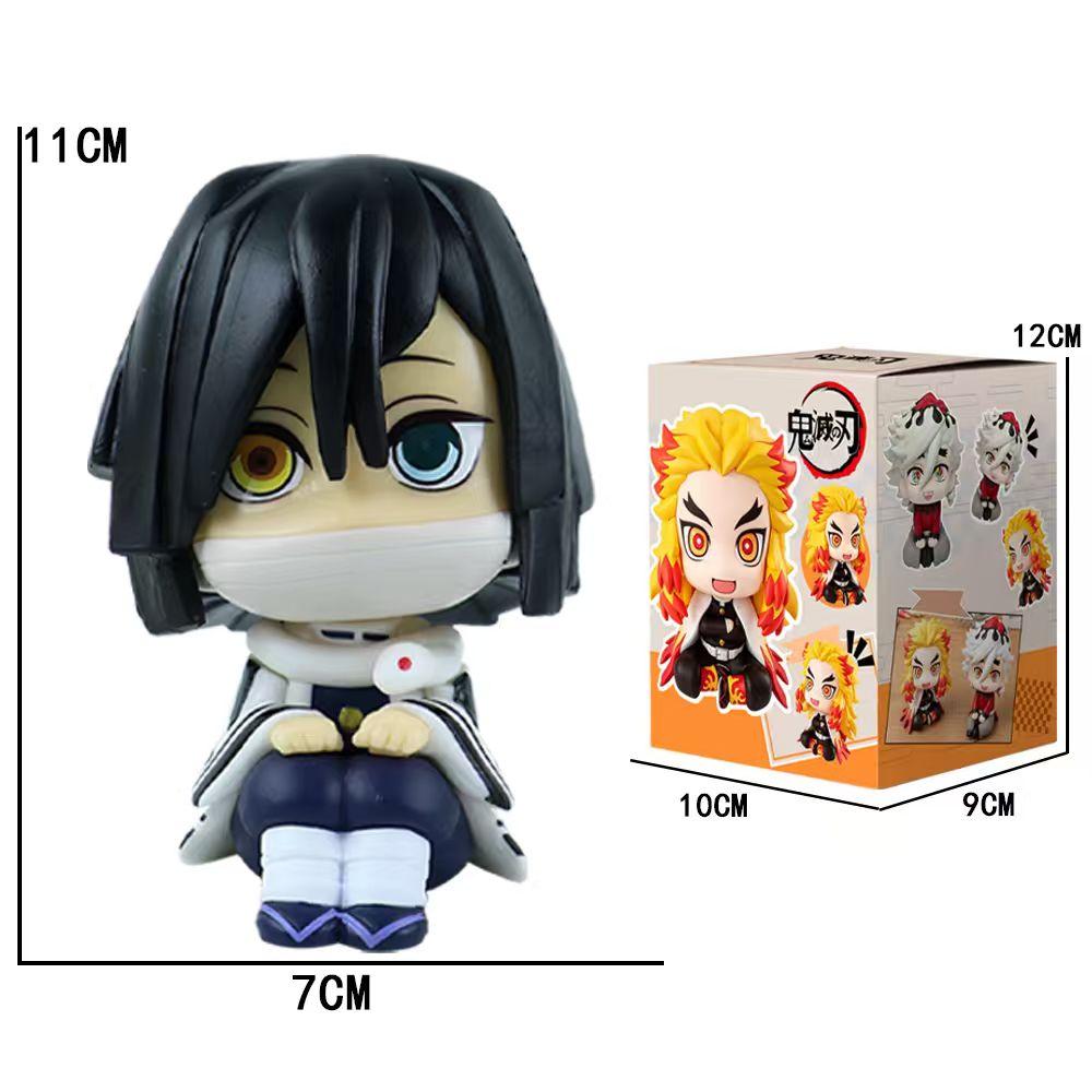 Аниме Клинок, рассекающий демонов Kimetsu No Yaiba Фигурка Томиока Гию Кочо Шинобу Фигурки Действия ПВХ Модель Статуя Коллекция Игрушки Подарки