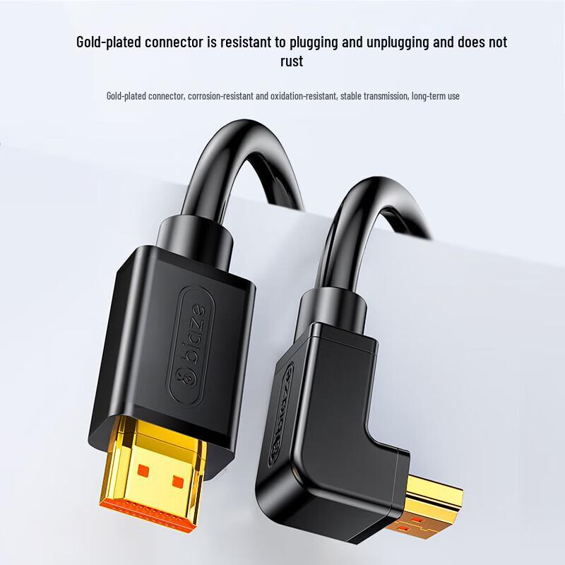 BIAZE 4K HDMI 2.0 Cable with 90-Degree Connector