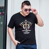 Special Body Loose Men's Fat Plus Size Short-sleeved V-neck T-shirt Fat Man Oversized Fat People Summer Clothes XXXXXL