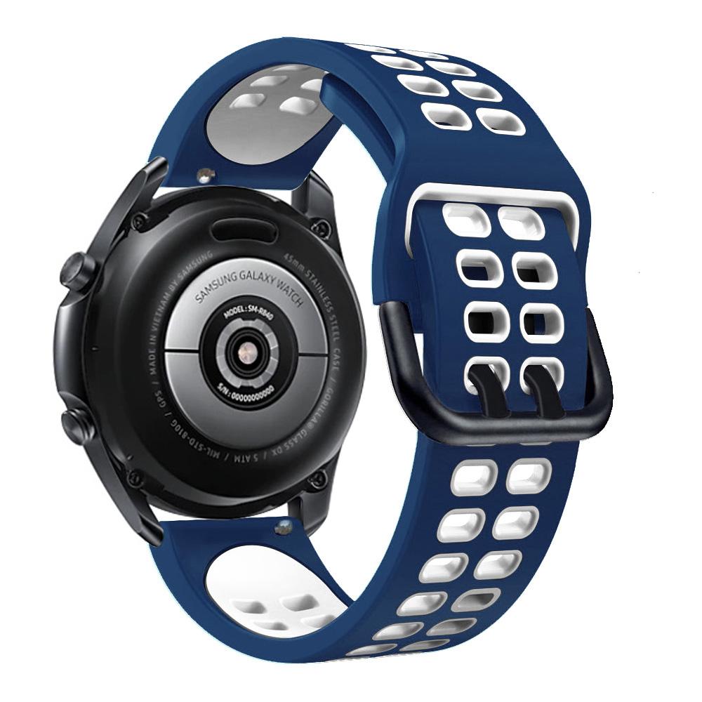 Спортивный ремешок для Samsung Galaxy Watch 3 45мм 41мм/Galaxy Watch 46мм/S3 Смарт-часы Силиконовый ремешок Замена Ремешок Браслет
