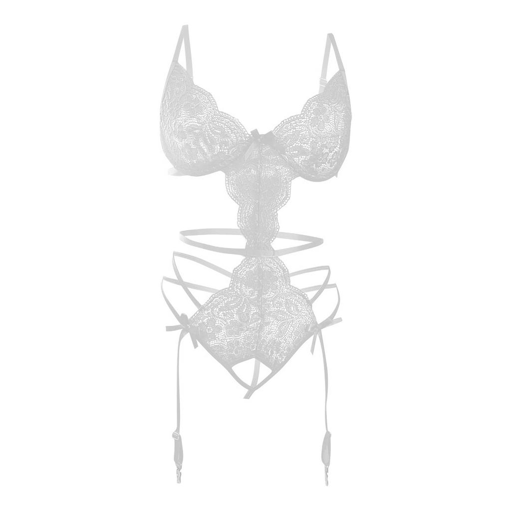 Дамское эротическое белье, сексуальный комплект с кружевным ремешком без стальных колец