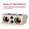 Battery Terminals, 0/2/4/8/10 Gauge Battery Terminal Connectors With Shims And Protective Covers, Suitable For Car, Marine And Truck Conversions