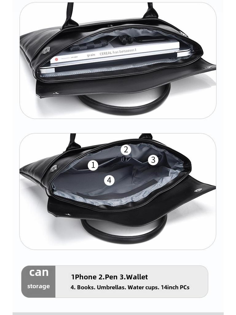 Персонализируемая сумка для ноутбука из полиуретана 14 дюймов, универсальный портфель унисекс для поездок на работу 2022 г.