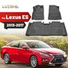 Для Lexus ES 2013-2017 2016 2015 Всепогодные коврики для пола из TPE, Индивидуальные чехлы-коврики, Водонепроницаемые аксессуары для защиты салона автомобиля