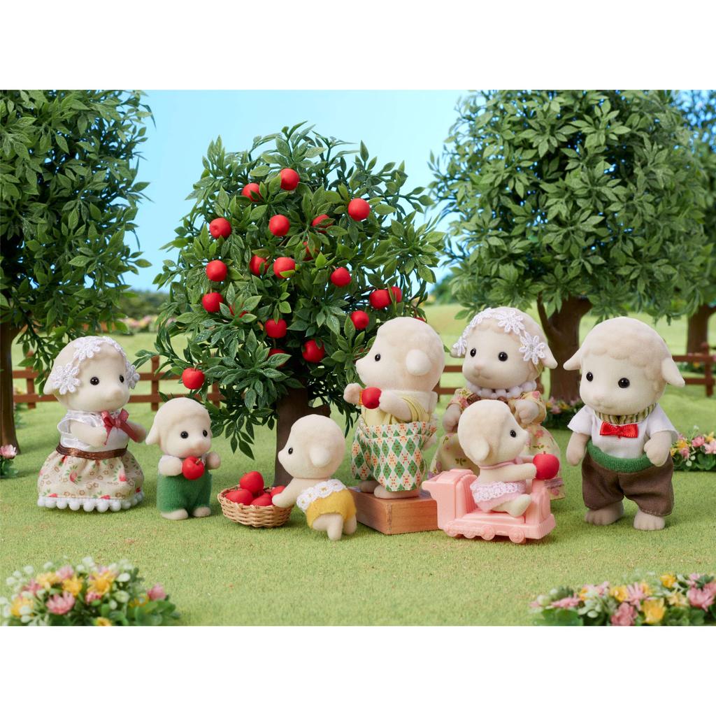 Кукла Sylvanian Families ST Mark Сертификация Возраст Игрушка Кукольный домик Sylvanian Families EPOCH [Семейство Овец] FS-42 3+
