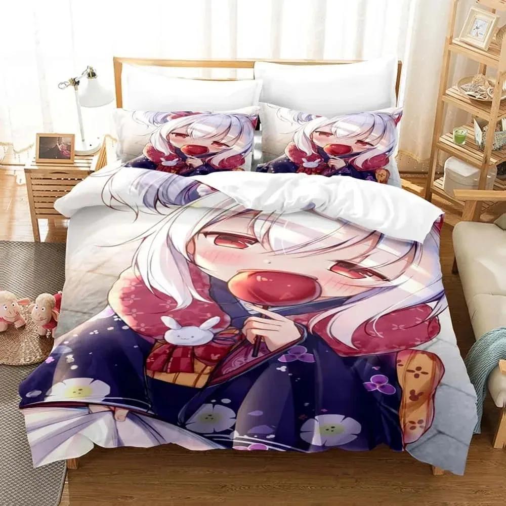 Аниме Azur Lane Постельный комплект Односпальный Полуторный Двуспальный Кингсайз Комплект для кровати Взрослый Детский Спальня Комплекты пододеяльников