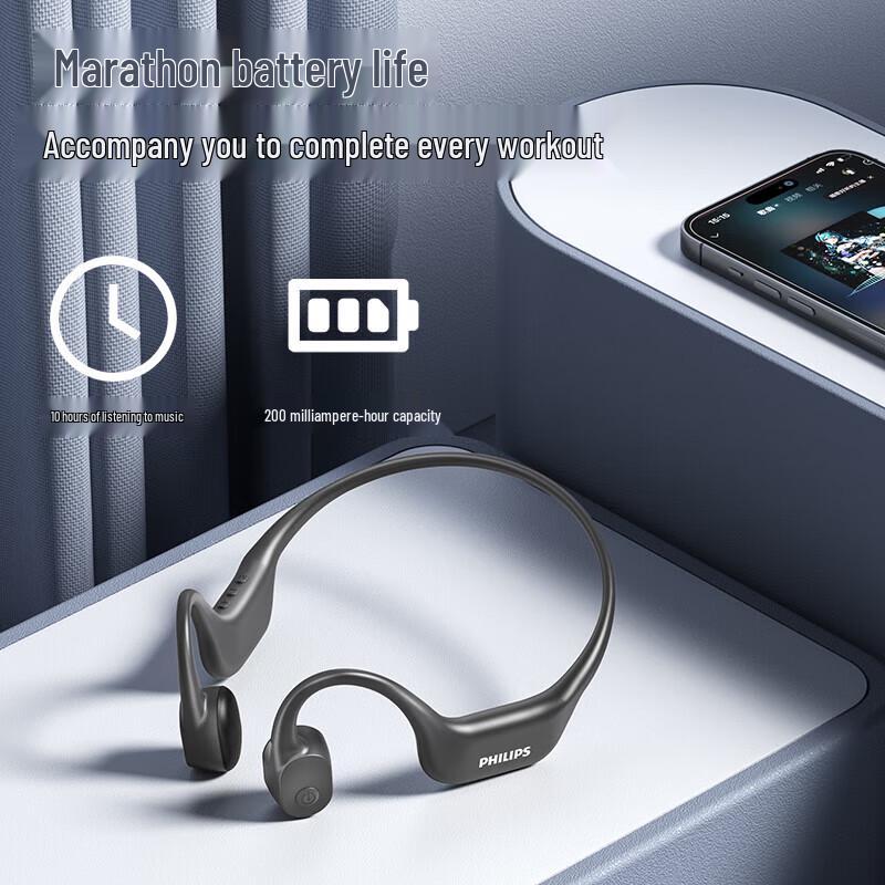 Спортивная Bluetooth-гарнитура Philips TAA6609 с костной проводимостью