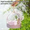 Hamster Carrier Cage Portable Small Pet Travel Case with Water Bottle Shoulder Strap Breathable Guinea Pig Outgoing Cage for Dwarf Hamster Chinchilla