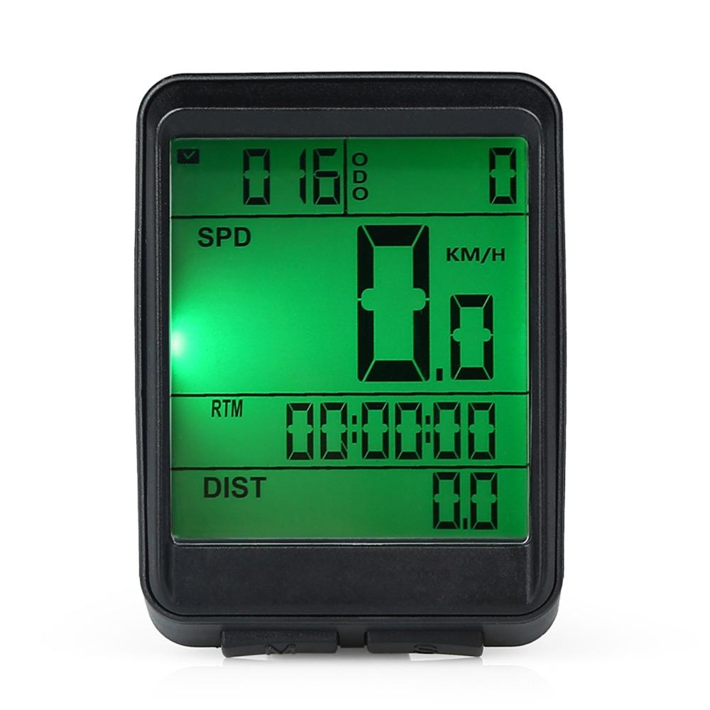 LCD Display Cycling Speedometer Waterproof Cycle Odometer Durable Bike Speedometer  Bicycle Riding