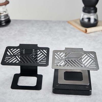 14.8x11.8x8см Подставка для взвешивания кофе для заваривания кофе Серебристая
