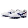 Mizuno Morelia Ii Club Искусственный газон Амортизация Противоскользящие Прочные Футбольные бутсы Мужские кроссовки Бело-синие P1GA211625