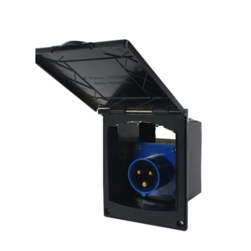 16A 23A RVs Power Outlet with Cover, 220V-240V 3Wire,WeatherproofDustproof Power Outlet for Motorhomes Trailer