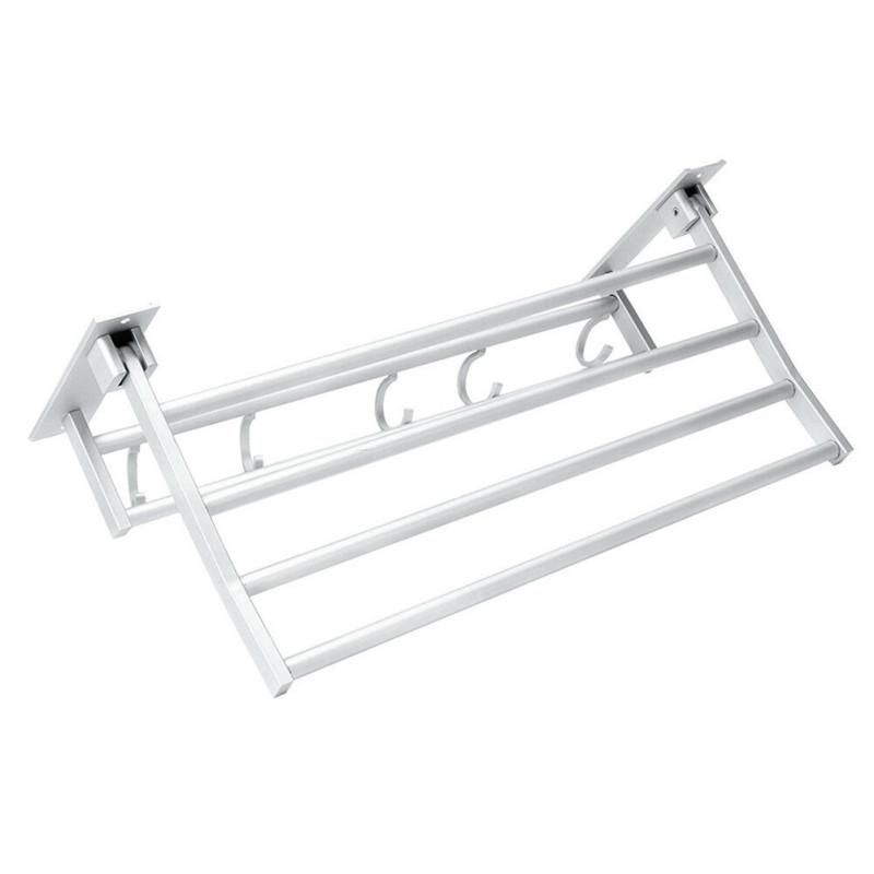 2-уровневая вешалка для полотенец для ванной комнаты, настенное крепление, органайзер для туалета и душа в отеле