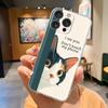 Ударопрочный чехол для iPhone 16 Pro Max Funda Животные Расписная задняя крышка для iPhone16 Pro Plus Max Мягкая силиконовая задняя крышка Coque