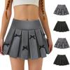 Girls' Pleated Skirt - Solid Color School Uniform Skirt