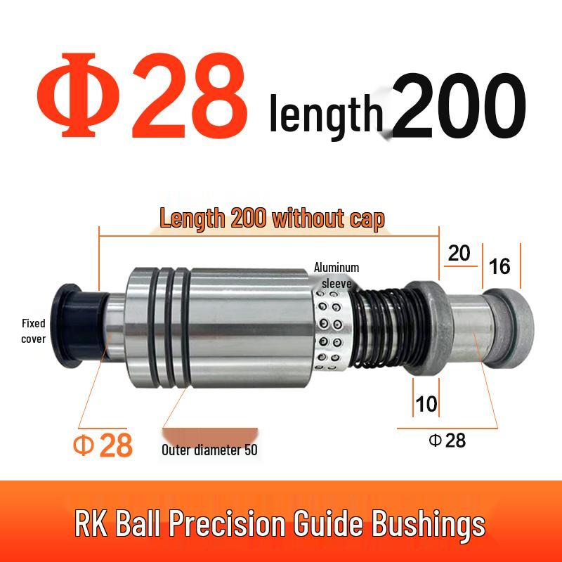 Replacement Disc Mill Mold Accessories - Cross Roller Rolling Rubber Sleeve & Outer Guide Post Bushing Set