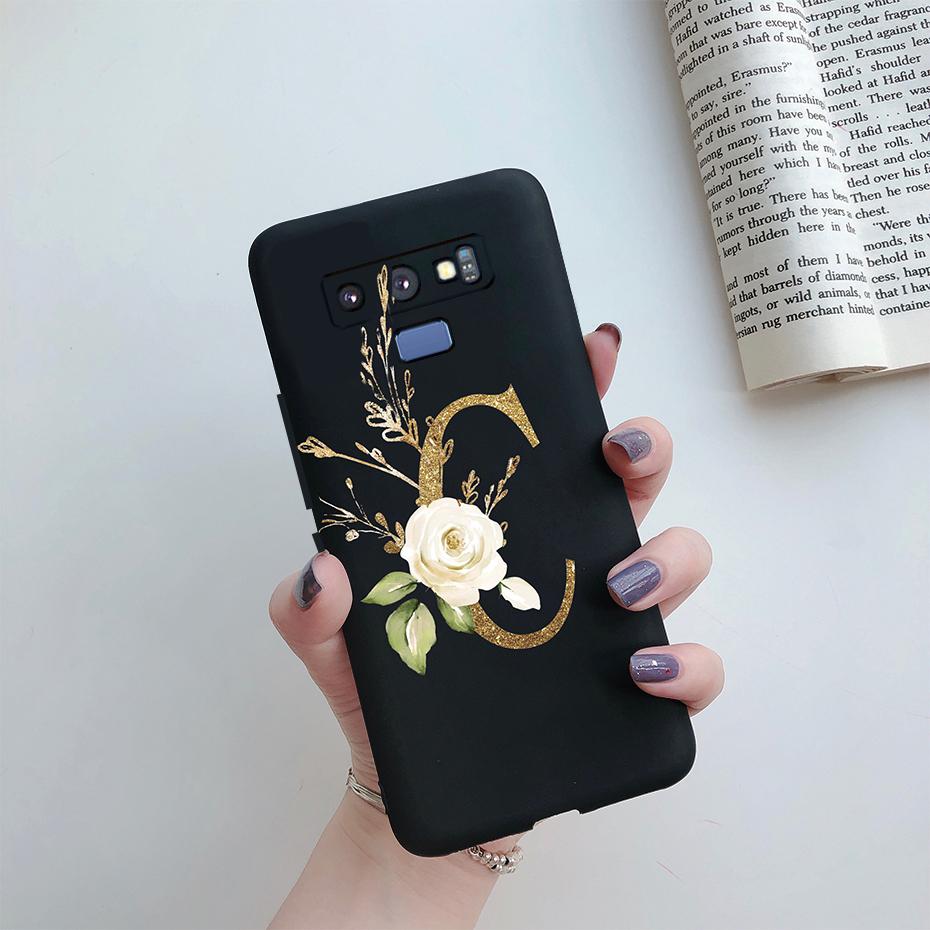 Case For Samsung Galaxy Note 9 Case Silicone TPU Bumper Shockproof Cute Letters Cover For Samsung Galaxy Note9 N9600 N960F Case