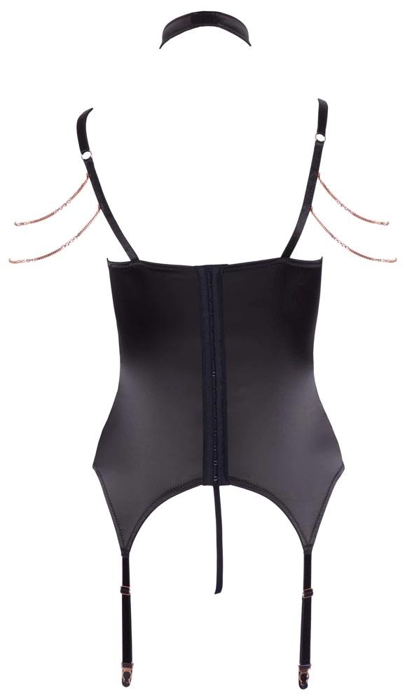 Abierta Fina - Sensual Chemise with Elegant Lace + Thong 75B/S