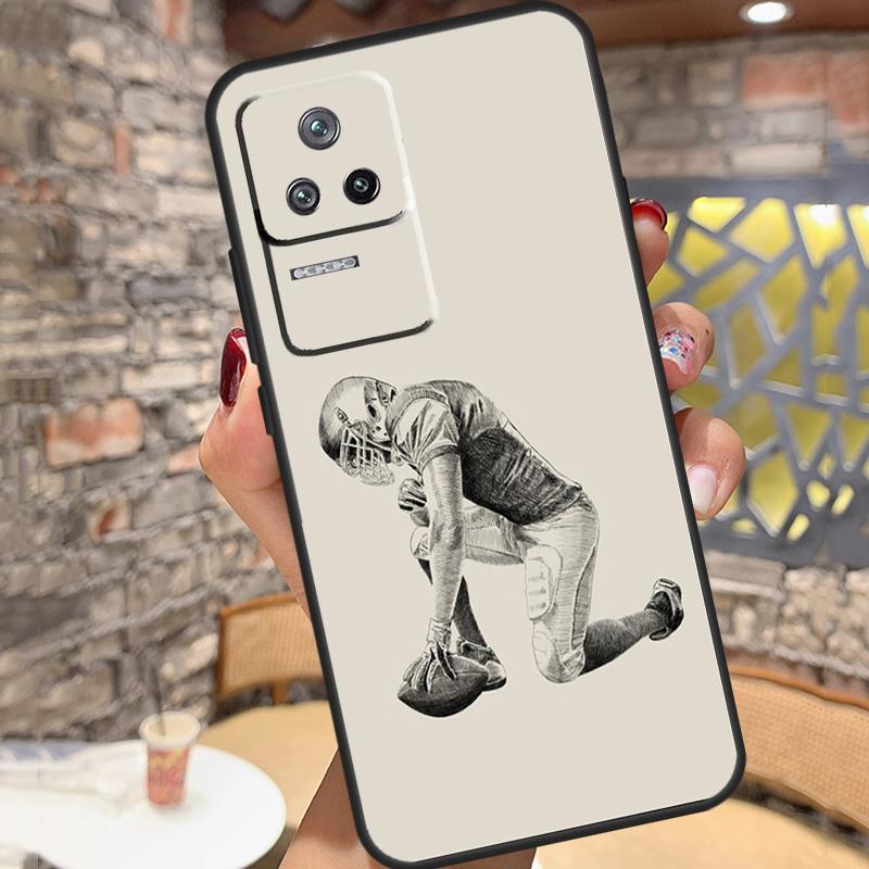 Чехол для American Football для Xiaomi 11T 12T 13 Pro 12X 11 12 Lite Чехол для POCO F5 X5 X4 X3 Pro F4 GT F3 M5 C40