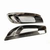 For Hyundai Genesis Coupe 2008-2012 Carbon Fiber Front Bumper Side Air Vent Intake Frame Grill Fog Light Lamp Cover Hood Grille