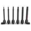 TONE Impact Long Hexagon Socket Set Includes 6 Pieces (with Holder), HAH406L, 12.7mm (1/2") Drive,