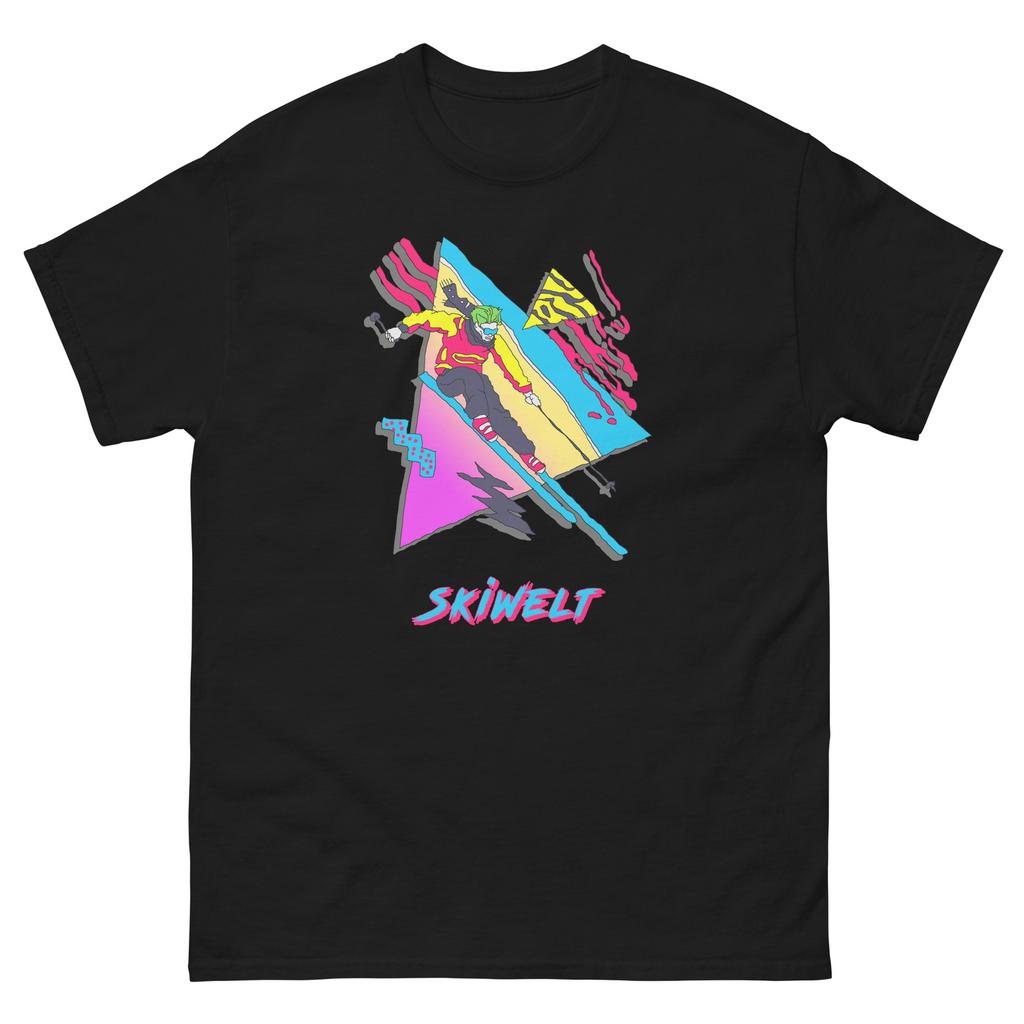 Retro Skier SkiWelt Skiing Ski Fun T-Shirt