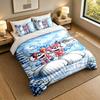 3Pcs Bedding SetDiddl Soft Bed Sheet and Two Pillowcases Home Bedroom Decor