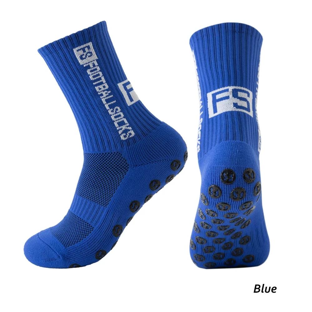 1Pair Football Socks Soccer Non-slip Crew Socks Outdoor American Football Breathable Silicone Athletic Socks Men Women