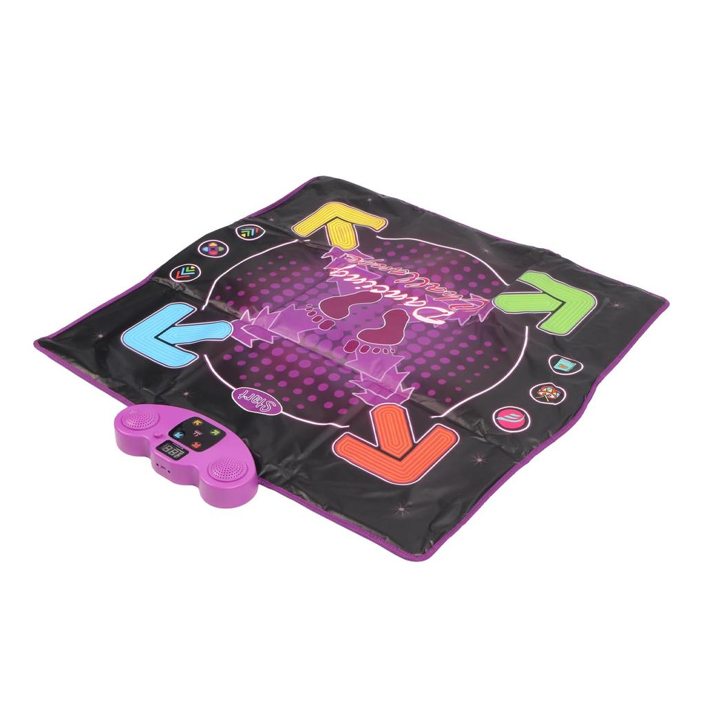 Dance Mat Wireless Bluetooth AUX Built in Music 4 Gaming Modes Electronic Dance Pad Game Toys with Mic for 3 Years Old