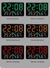 Светодиодные часы GH9007: Большой экран, Настенный/Настольный, Отображение температуры/влажности, Многофункциональный будильник