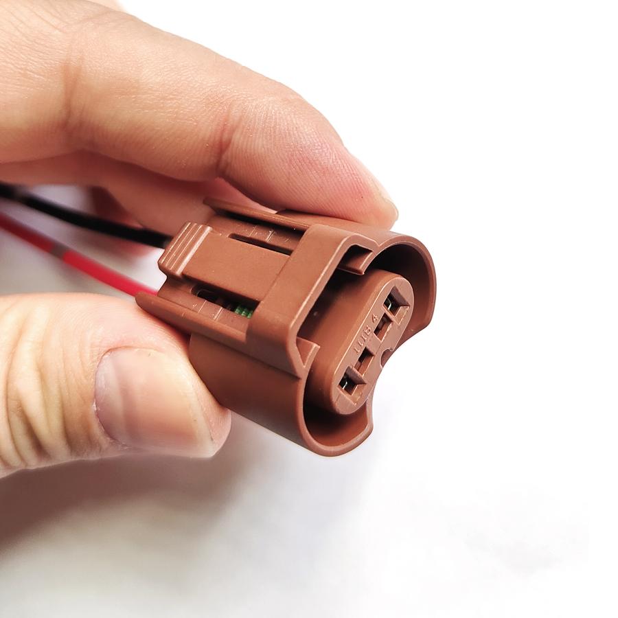 2Pcs Original 9006 HB4 Socket Adapter Base Female Plug Connector Extension Wiring Harness Car Lights Accessories