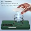 Case for Galaxy Z Fold 5 3 4 2 1 Magnetic Wireless Charging Drop Protection Anti Scratch Hard Cover Case for Z Fold Black Green
