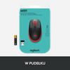 Logitech m190 wireless mouse red 910-005908