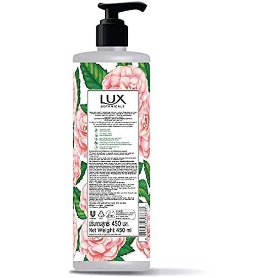 Гель для душа Lux Botanicals Glowing Skin с экстрактами гардении и меда для женщин, 100% натуральные экстракты, без парабенов, 450 мл