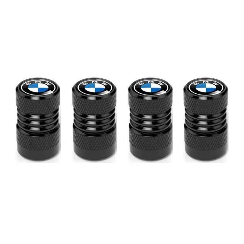 JYPK6 Threaded Pattern Tire Valve Cap 4Pcs Wheel Air Stem Cover Sticker for BMW G30 G20 G05 G07 F10 F30 F07 F06 F20 F34 F48 G01 E70 E7