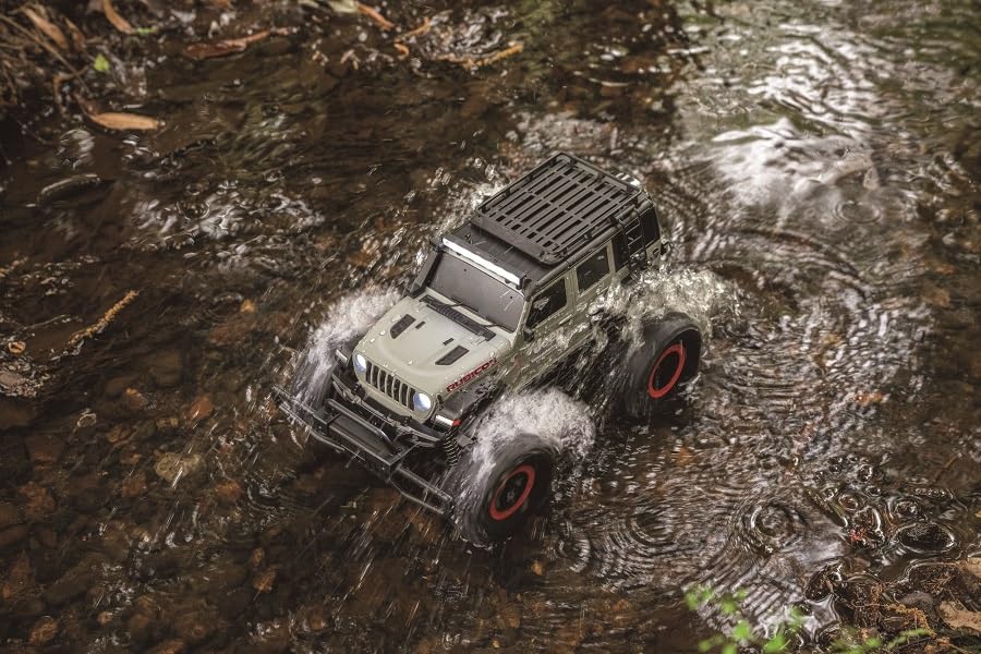 Радиоуправляемый Jeep Wrangler Rubicon Jozen Wild Drive Scale 1/18 JRVT144-LG