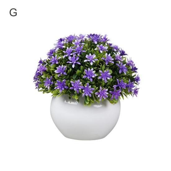 Прочный искусственный бонсай, не увядший, яркий цвет, декоративный