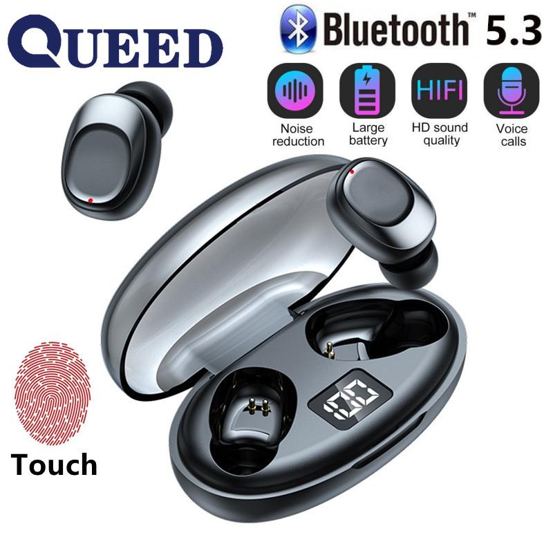 Беспроводная Bluetooth-гарнитура Mini-in-ear Motion с низким энергопотреблением, сверхдлительным сроком службы батареи, двойное ухо