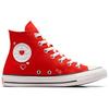 Converse Chuck Taylor All Star High Y2K Heart - женские кроссовки Fever Dream красные винтажные-белые черные A09117C