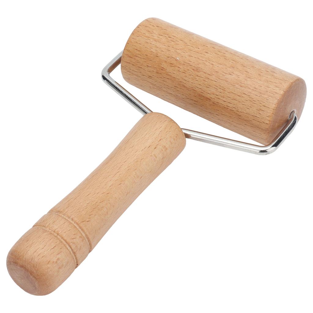 Wood Rolling Pin Pastry Pizza Hand Dough Roller for Bakery Kitchen Cake Bread Home Use