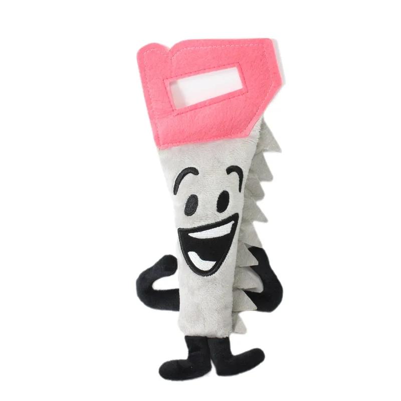 Новое поступление BFDI Битва за Остров Мечты Плюшевая Игрушка 70 Набитая Кукла Мягкое Животное X Номер Блинц Блок Маркер Степлер Картофель Фри