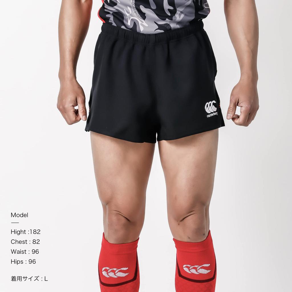Rugby Pants RUGBY SHORTS Rugby Shorts RG26010 S [Canterbury] (Standard Type) Men's 19_Black