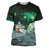 Aviation Plane 3D Print T Shirt Summer Fashion Graffiti Pattern Short Sleeved Unisex Street Casual T-Shirt Cheap Wholesale Tops
