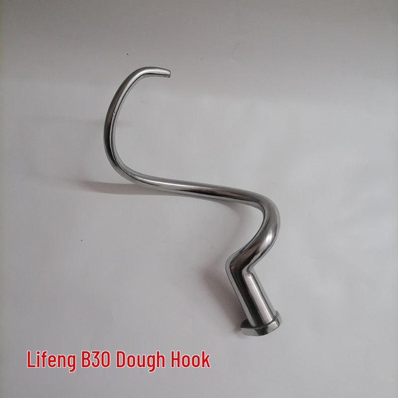 Аксессуары для миксеров Lifeng: Венчик из нержавеющей стали, Смесительная чаша 20 л, Крюк для теста, Лопатка
