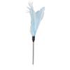 Blue 4-Layer Cat Ball Tower Toy with Feather & Catnip for Exercise