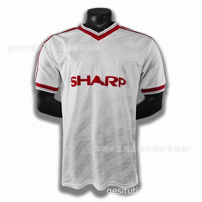 Retro Football Jersey Men Premier League Team Home Away Fan Player Version Sports Training