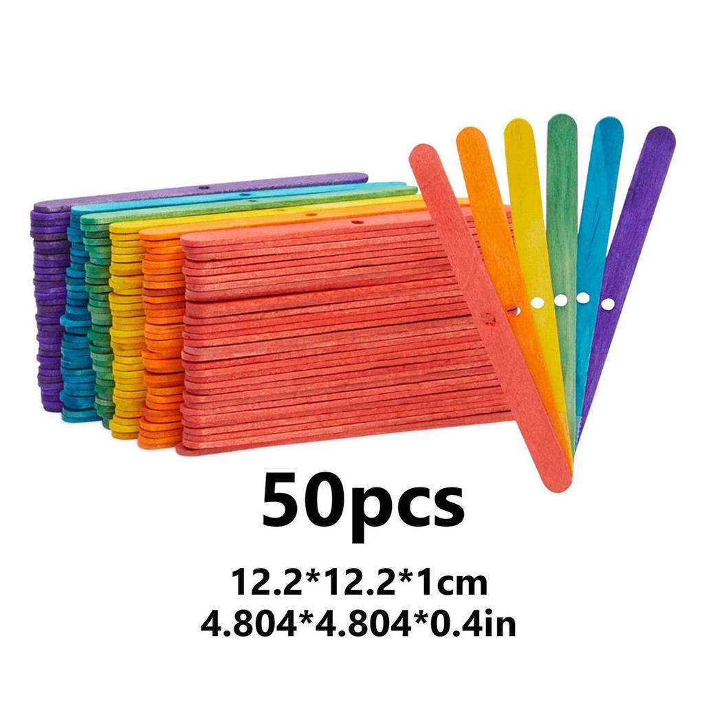 50 шт. деревянных подставок для фитиля свечей, инструмент для изготовления свечей, цветной деревянный подставок для фитиля свечей, экологический подсвечник, фиксатор, инструмент для смешивания