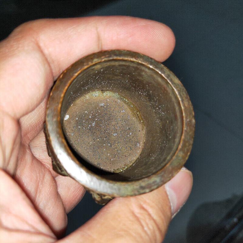 Antique Collection Old Objects Bronze Incense Burner Genuine Copper Ornaments